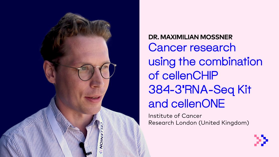 Cellenion's tweet photo. cellenONE Workshop Interview Series - Dr. Maximilian Mossner from @ICR_London, UK.
Watch interview here: https://t.co/1KWzYWiQlI
#cellenONE #RNASeq #sequencing #cellenCHIP https://t.co/0BStINITQU