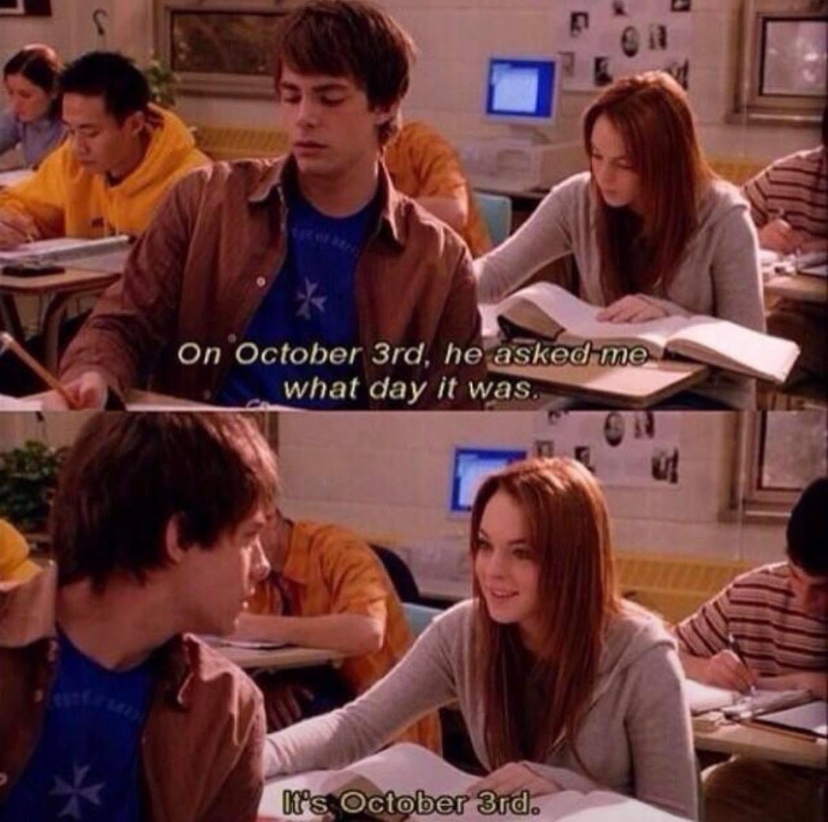MandaisHxC's tweet photo. Happy mean girls day! https://t.co/vxzAe0Dxso