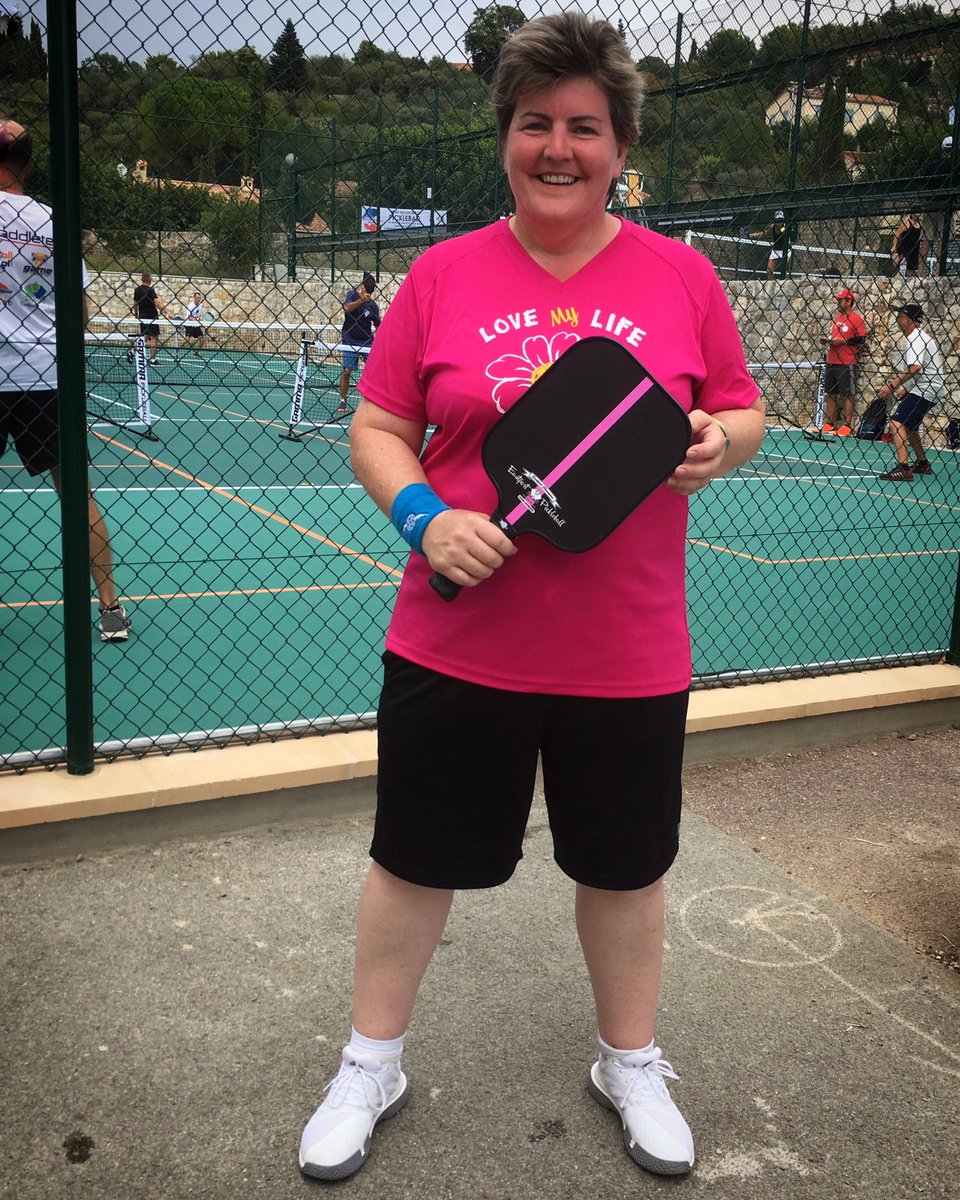 EastportPB's tweet photo. Our thin pink line celebrates Breast Cancer Awareness Month 💕
#eastportpickleball
#paddleupgameon
#pickleballsara
#poshmark https://t.co/ngVE6vgT6t