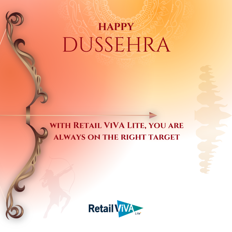 retailvivalite's tweet photo. Happy Dussehra Retailers! 
#HappyDussehra2022 #ERP #retailERP #retail #retailtech #retailtransformation #ERPOnCloud #innovation #retailvivalite #retailbusiness