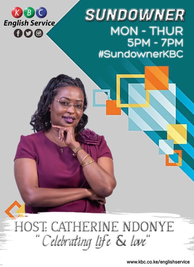 kbcenglish's tweet photo. Hi Sundowner fam! 👋🤩

Are you ready for Sundowner "MONDAY BLUES BEATER" edition? Catherine Ndonye is here to sail you through tunes that will knock off your Monday blues as you start your new week.

^PMN 
#SundownerKBC 
#TheGreatKBC 
#KBCEnglishService https://t.co/pCIzb6fZ3E