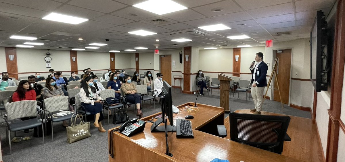 MonteWakeIM's tweet photo. Monday is the new Fri… ahhh never mind. Check out these pictures from last week noon conference: Dr. Mustafa Al-Taei - supported by Dr. Sandhya Murthy and Dr. Kate Steinberg - guided us through the realm of Pulmonary Hypertension. Who knows what Dr Forssmann is famous for? https://t.co/8gck2dvgOL