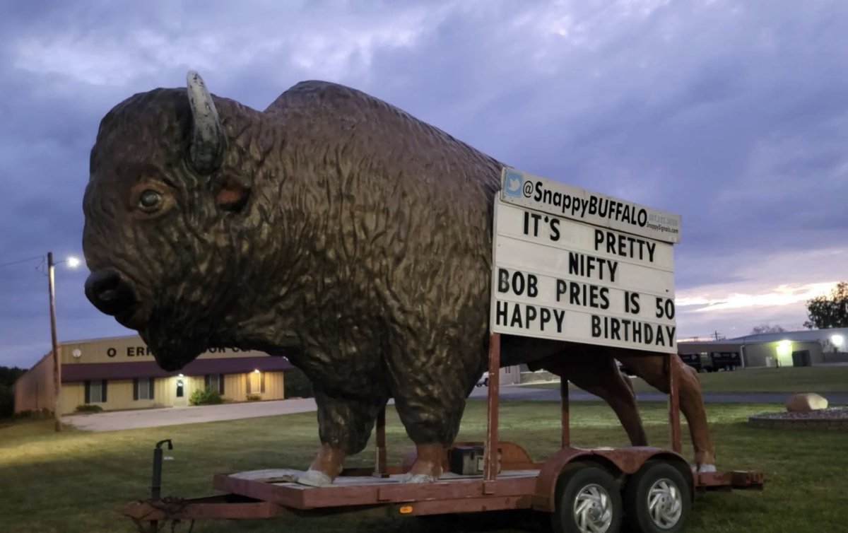 SnappyBUFFALO's tweet photo. It’s pretty Nifty Bob Pries Is 50! #rochmn https://t.co/KsBo2QhTh7