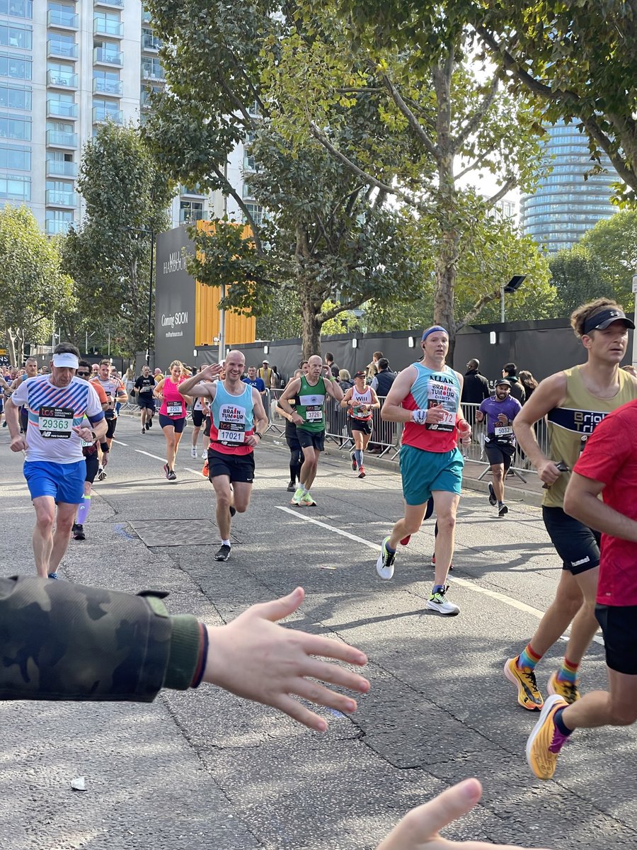 The #LondonMarathon has the greatest energy, what an incredible effort by everyone who took part and crossed the finish line. Hats off to Chris, we are all so proud of you #WeRunTogether