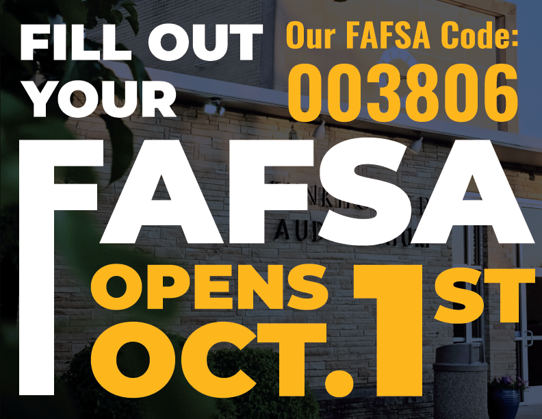 AB_1871's tweet photo. FAFSA applications are now open! Click the link and fill out the application with our code: 003806 to receive financial awards!
https://t.co/nhZy2iyild
#BecomeABattler #BattlerPride #FAFSA https://t.co/ozfftjvdOk
