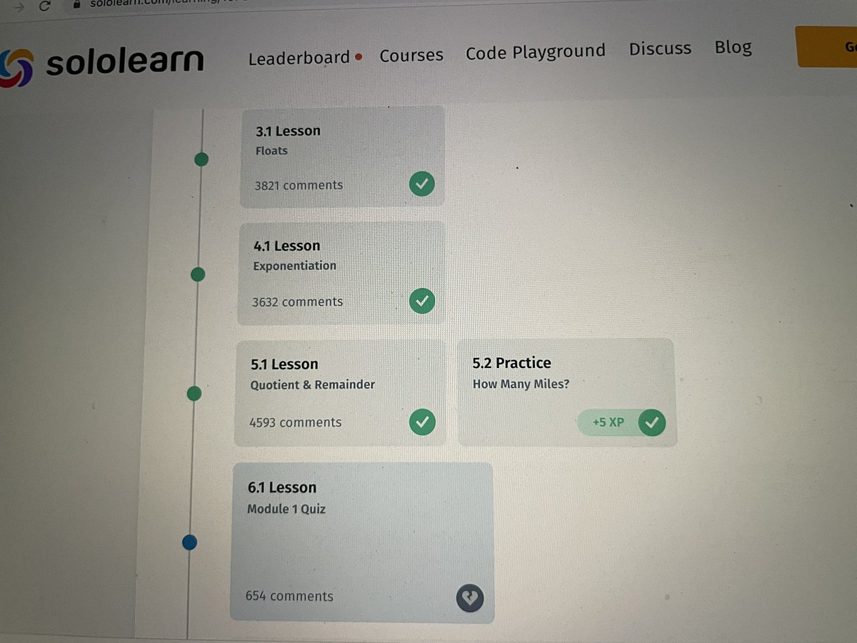 JaxMchunu's tweet image. My hearts ‘renew’ in 4 hours 😓😂
@Sololearn #pythoncore