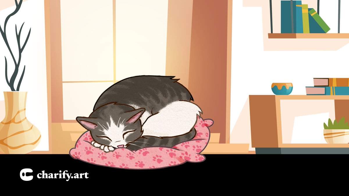 philantroo's tweet photo. New week Neow opportunities 😽!

While the cats are still asleep, Charify team went to work. 

The design team is creating the best-looking NFTs for you! Sneekpeaks coming soon. 🎨👀

#nfts #web3 #defi #crowdfunding #charify #positiveimpact https://t.co/hFu8InscjP