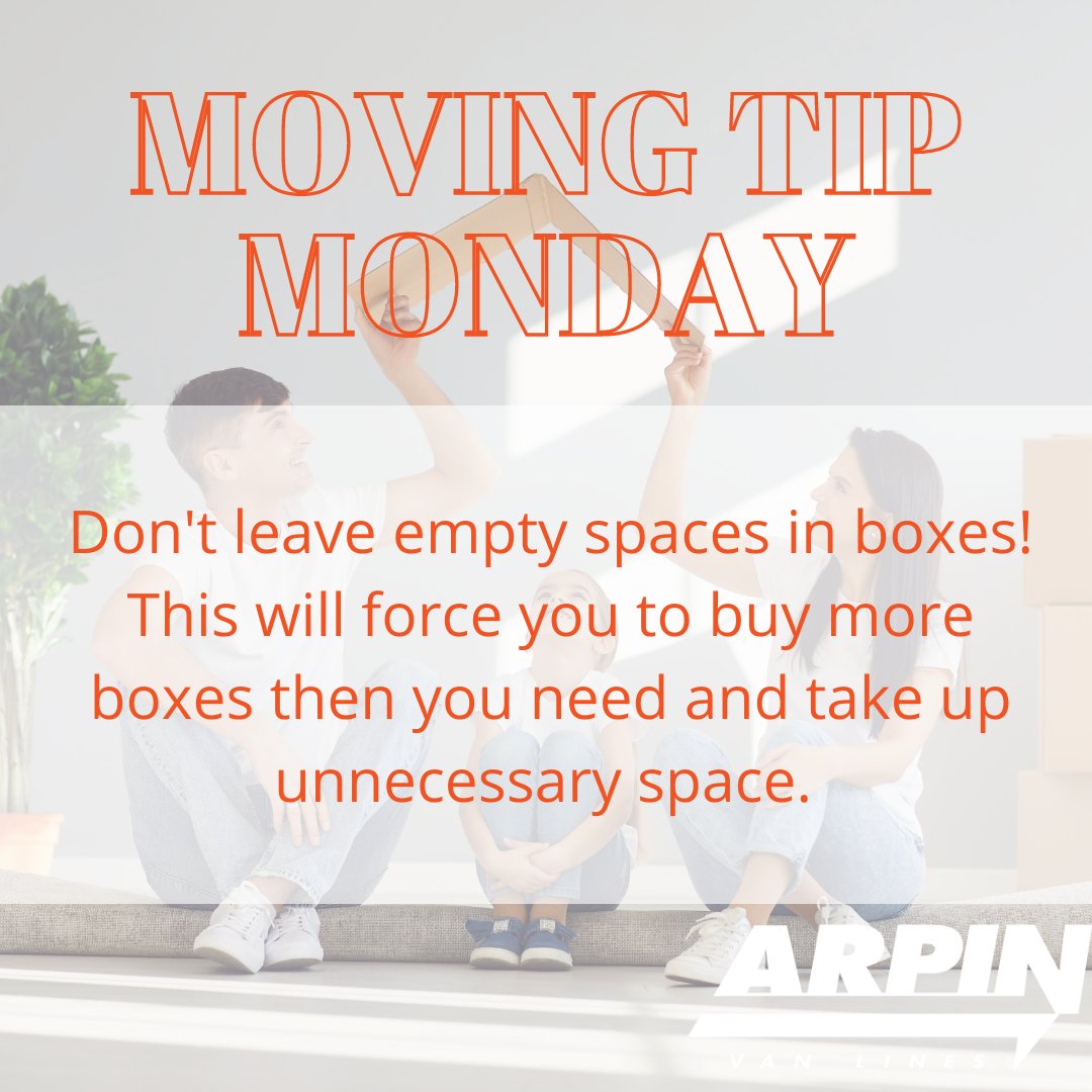 arpinvanlines's tweet photo. It's #MovingMonday and we want to make sure no space is wasted! #DriversWanted #KeepMovingForward #MovingDay #GetMoving #MovingOn #MovingOut #MovingTips https://t.co/oTc5HlNhHs
