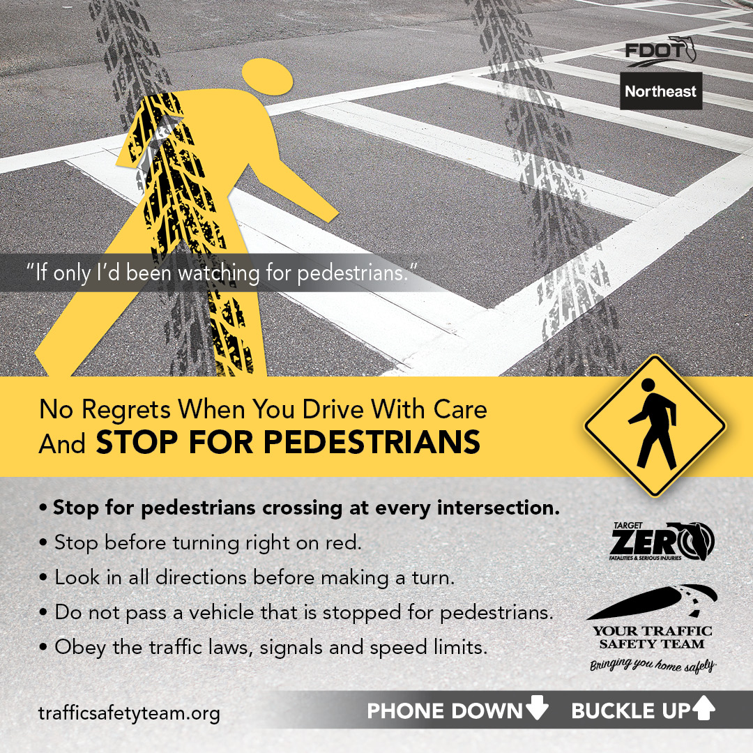 trafficsafetyfl's tweet photo. October Is National Pedestrian Safety Month! 

#trafficsafetyteam #trafficsafetyFL #CTST #northeastflorida #firstcoast #NEFL #MyFDOTNEFL #targetzerofl #stopforpedestrians #intersections #rightonred #phonedown #buckleup #walkers #runners #pedestrians
https://t.co/vPhmSySq9m https://t.co/jEg5I8fSrf