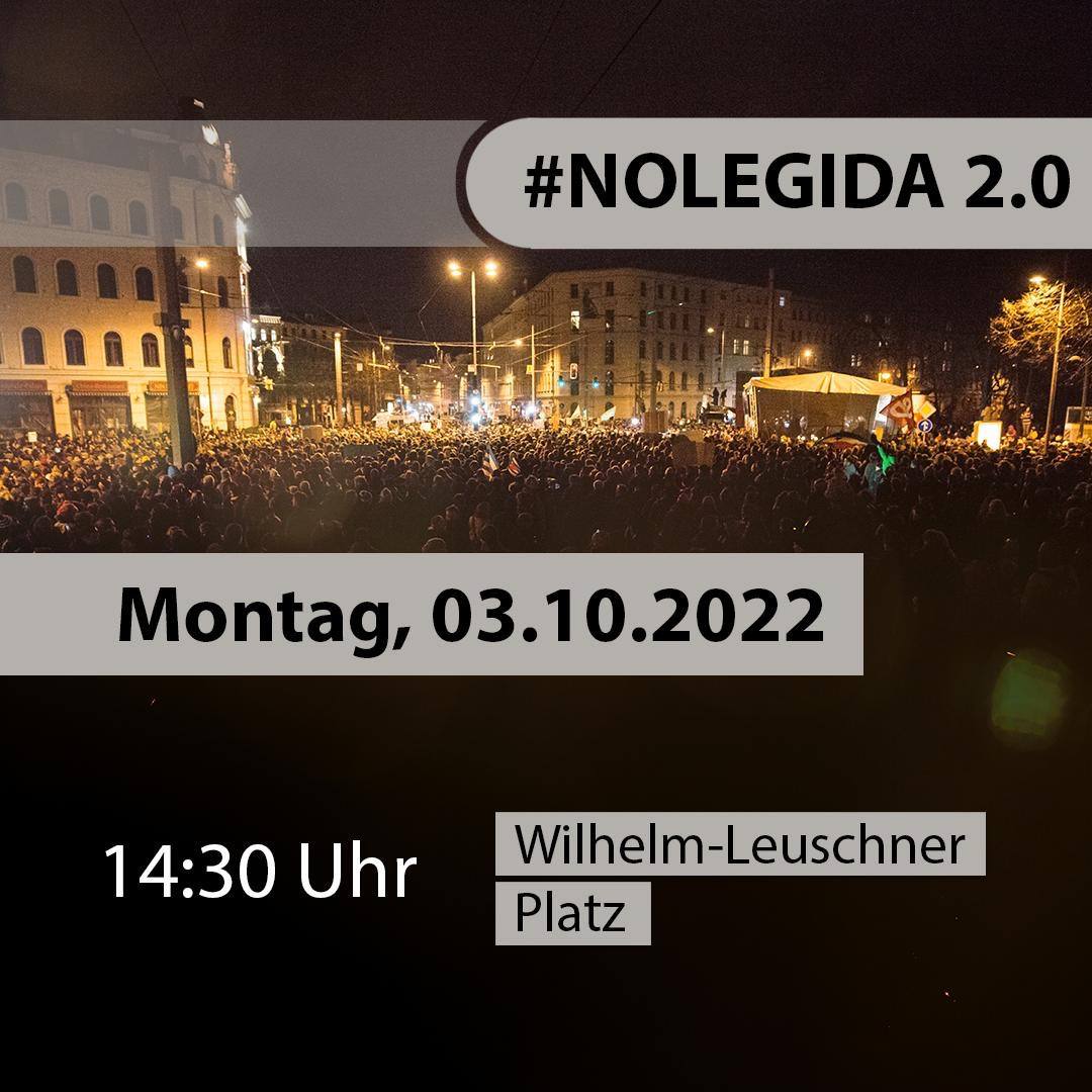 fruitgecko's tweet photo. Leipzig, auf geht's. Demo-Rucksack packen, Freund*innen mitnehmen (nicht im Rucksack!) und dann zum Protest von @platznehmen kommen! 📢 #NOLEGIDA #le0310 https://t.co/HAkoD5KUBh
