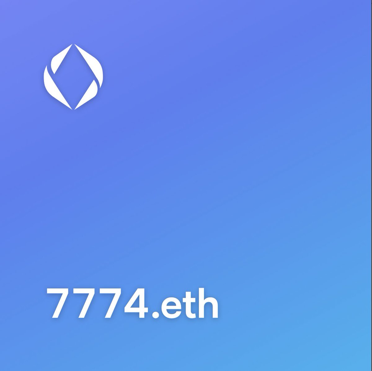 naron_eth's tweet photo. Just sold 7774.eth, congratulations to the buyer 😥😥😥.eth! https://t.co/jS0Xe2NTwo