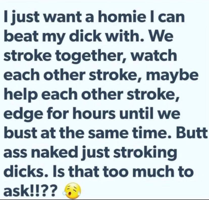 FrotKing347's tweet photo. That’s all n rub dicks💯 https://t.co/eNV5zStODw