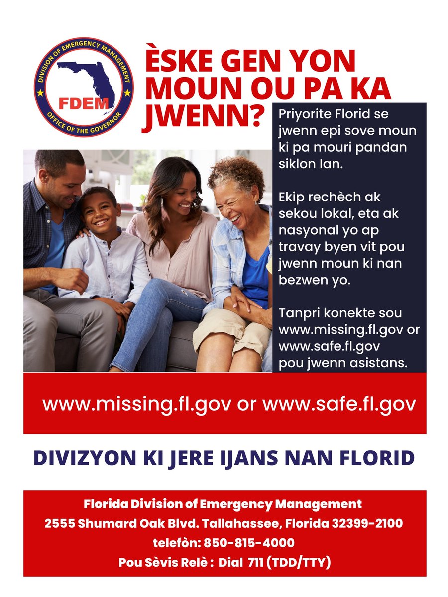 FL Division of Emergency Management tweet media