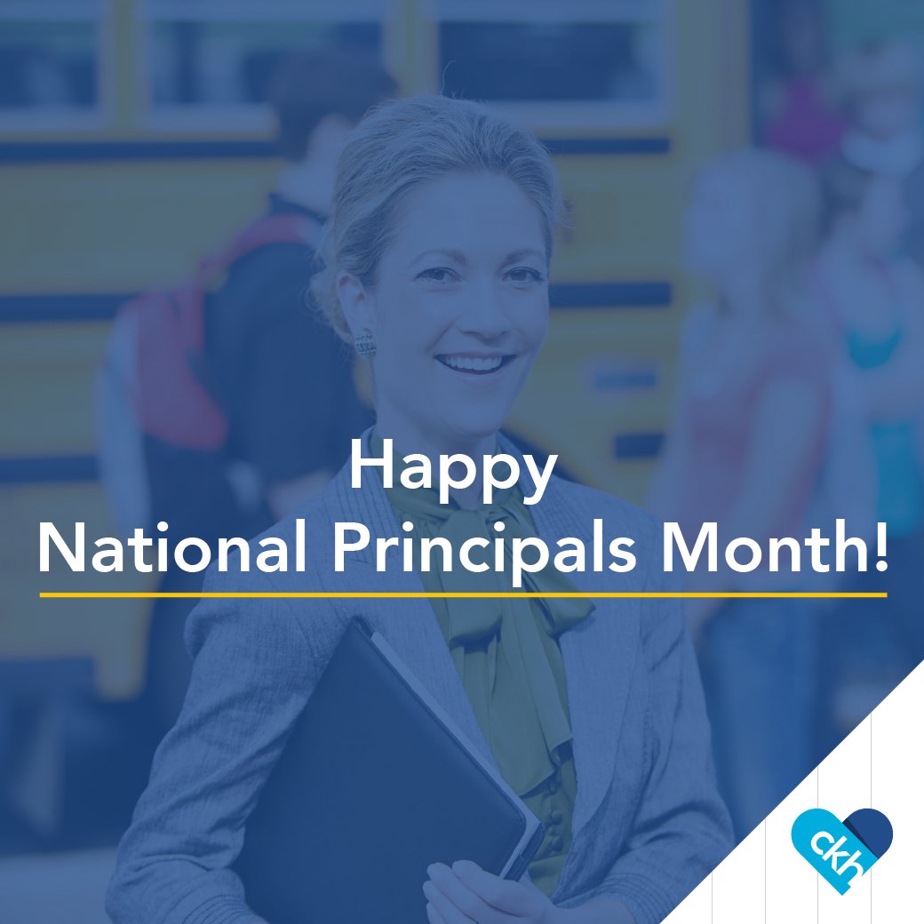 October is National Principals Month! We want to spend this month celebrating all the hard work and effort principals put in day in and day out!