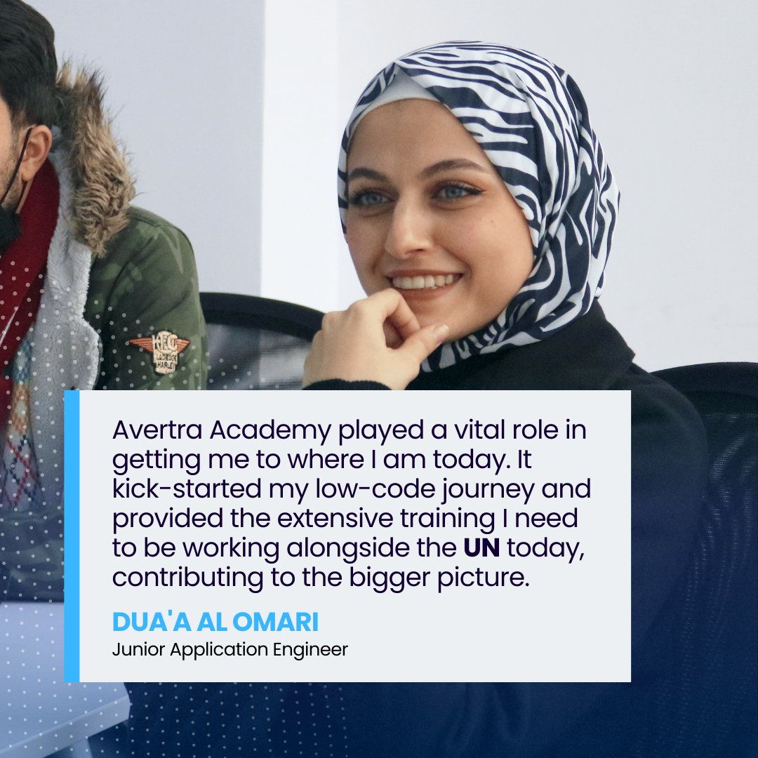 AvertraCorp's tweet photo. National Techies Day! ๐ฆพ
To all those who aspire to enter the #tech field, #lowcode is the real game changer we encourage you to pursue - and what our #Avertra Academy is for!
A career path where creativity meets #innovation.
Here's what our people have to say about it: https://t.co/da5gwTDk5Z