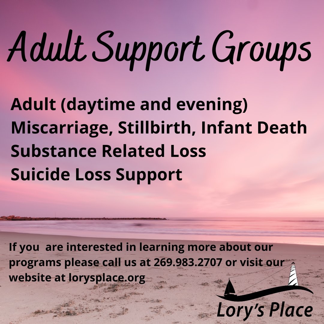 We support every age not just children. #adultgrief #griefsupport #lorysplace