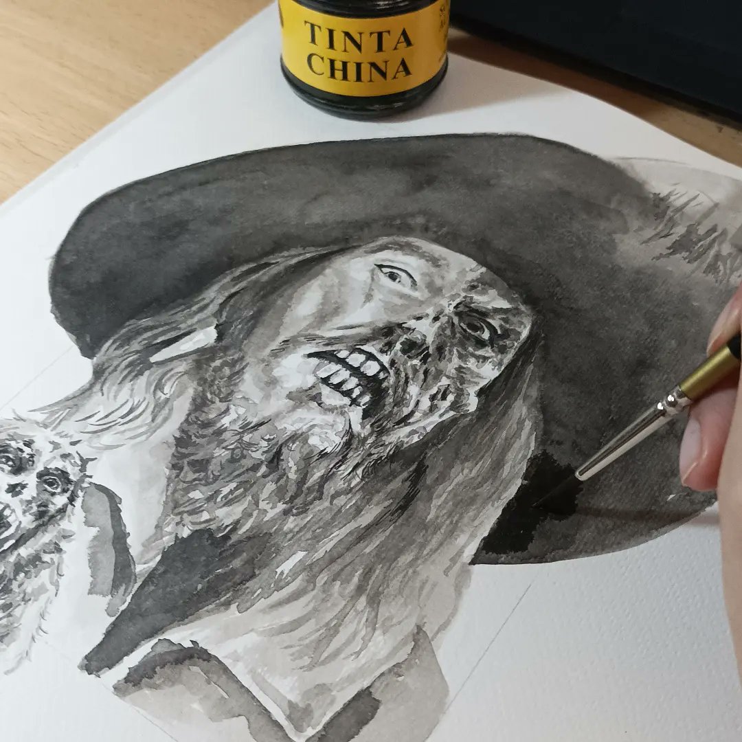 artAMO_'s tweet photo. 2 Héctor Barbosa
#hectorbarbossa #piratesofthecaribbean #geoffreyrush #sixfanarts #sixfanart #inktober #inktober2022 #ink #watercolor #fanart #art #artist #artamo https://t.co/FgKiSEjzcc