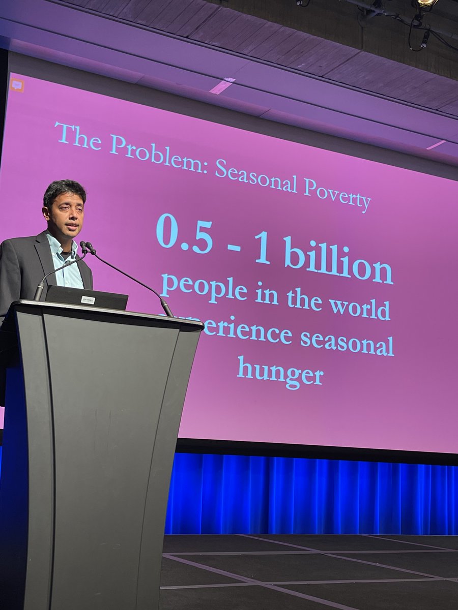 IndermitGill's tweet photo. .@Yale Professor Mushfiq Mobarak gave a sobering talk Friday on the problem of seasonal poverty across the world. He spoke at an @urbaneconomics seminar hosted by @WorldBank. https://t.co/jiRrU7dRTp
