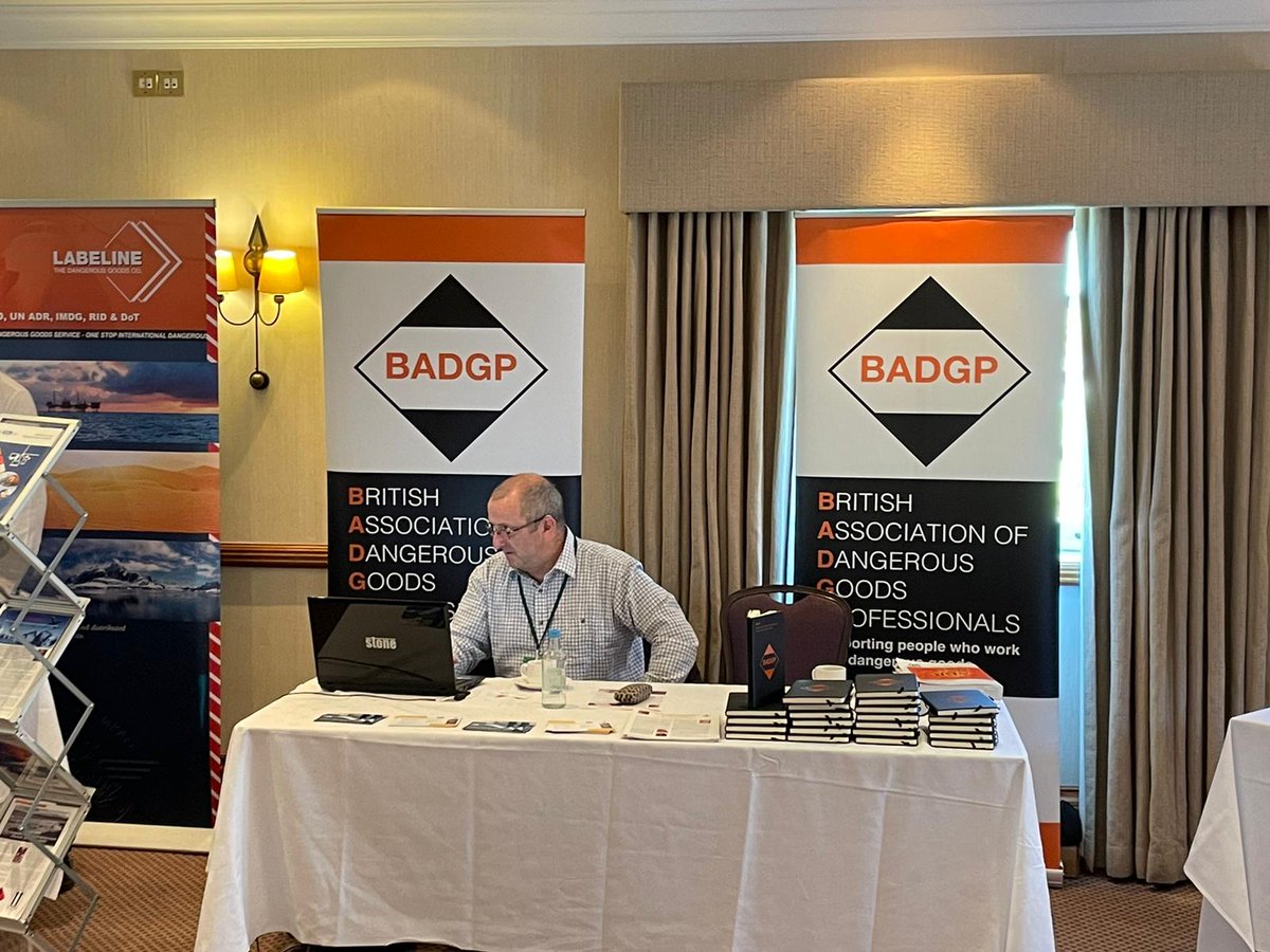 ChemicalHazards's tweet photo. Thank you to our partner organistation, the British Association of Dangerous Goods Professionals - @badgp_dgsa (https://t.co/z1QeZ8j9JX) for exhibiting at the Annual Lectures of the Chemical Hazards Communication Society (CHCS).
#badgp #chcs #chemicalhazards https://t.co/4vgIm5tPIt