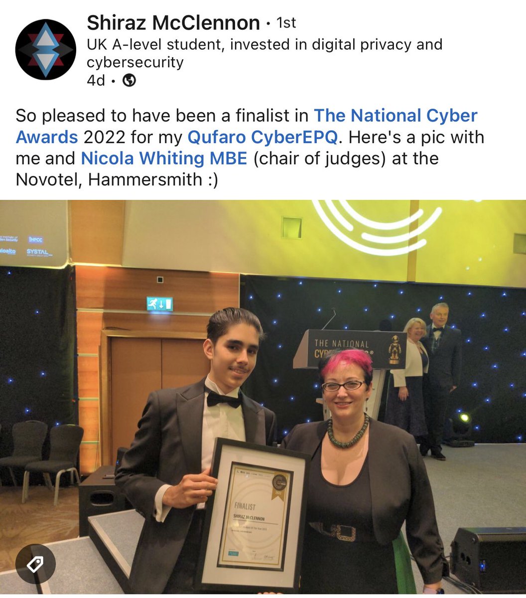 TheWatfordUTC's tweet photo. We are really proud of Shiraz! https://t.co/qKjahJKozF
