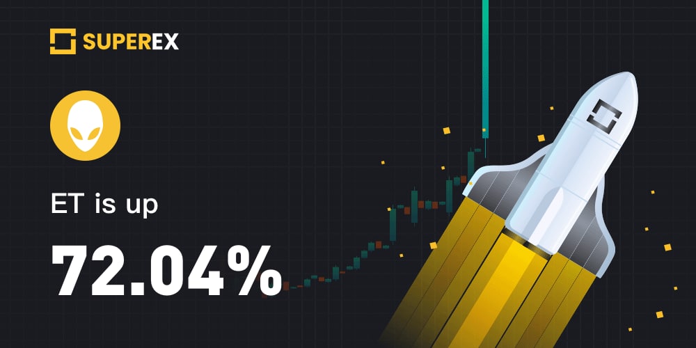 #SuperEx platform utility token $ET price change in the last 24 hours 🤩

📈24h high: 9.7397 $USDT
📈Price increase: 72.04%
📈24h volume: 19,184,777.17 $ET

Join the latest event and win 10,000 #ET with a VIP upgrade! 🤑

➡️Details: bit.ly/3y7SQ3G

#ET #Crypto #DEX