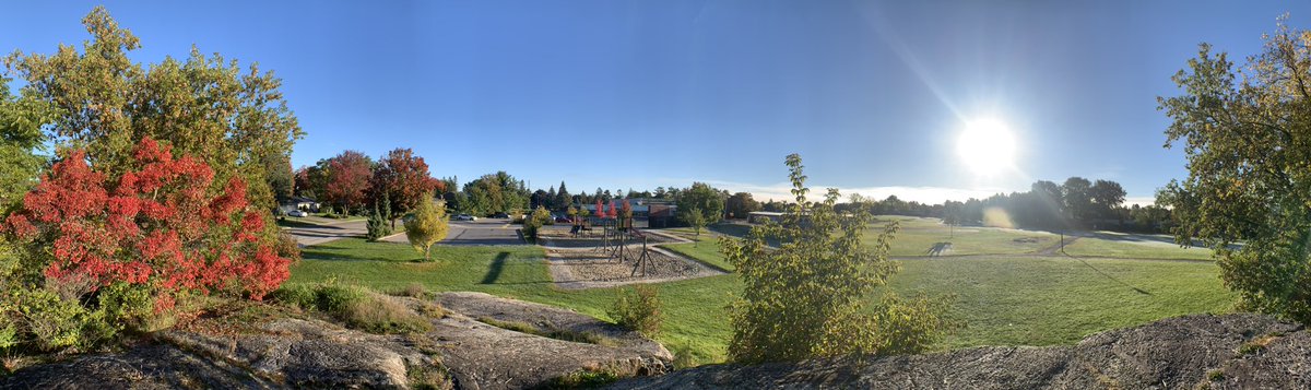 VictoriaEsplin's tweet photo. Soaking in this beautiful fall morning @WEJPS https://t.co/TSsi5mC4cf