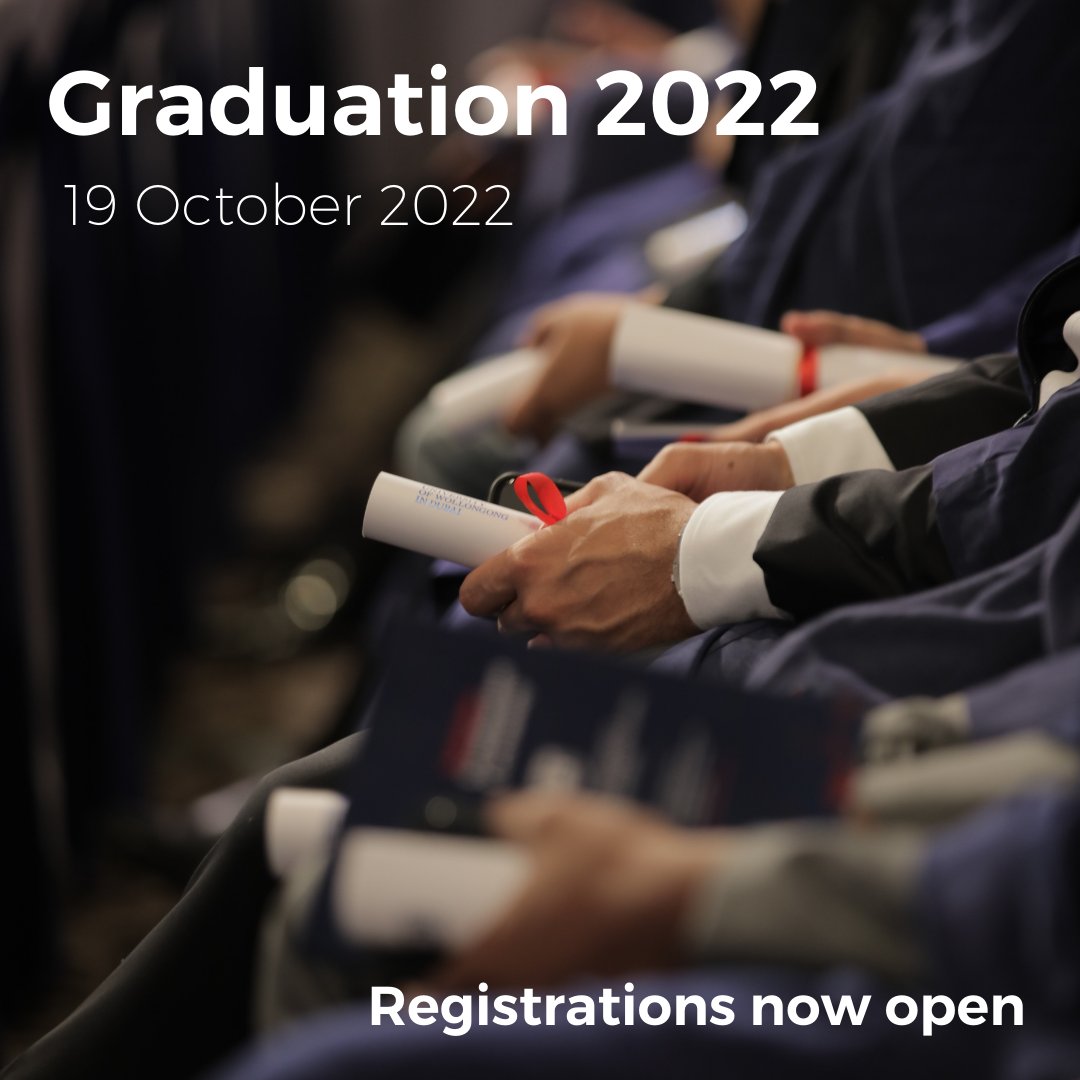 Congratulations all! If you have been conferred as a graduate between May and Sept 2022 the registration is open to attend our upcoming Graduation Ceremony on 19 Oct. An invitation email with the registration link has been sent to you. Look forward to celebrating with you!