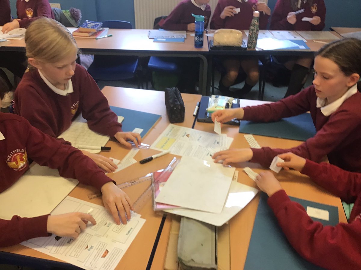 WellfieldMiddle's tweet photo. Y6 have been recapping the ‘show not tell’ strategy today to improve description for the reader. We matched up some good examples then worked in pairs to improve a piece of text - we know our reader needs to be able to see our characters through our words! #WMSCommunication https://t.co/gW8JArwmLI