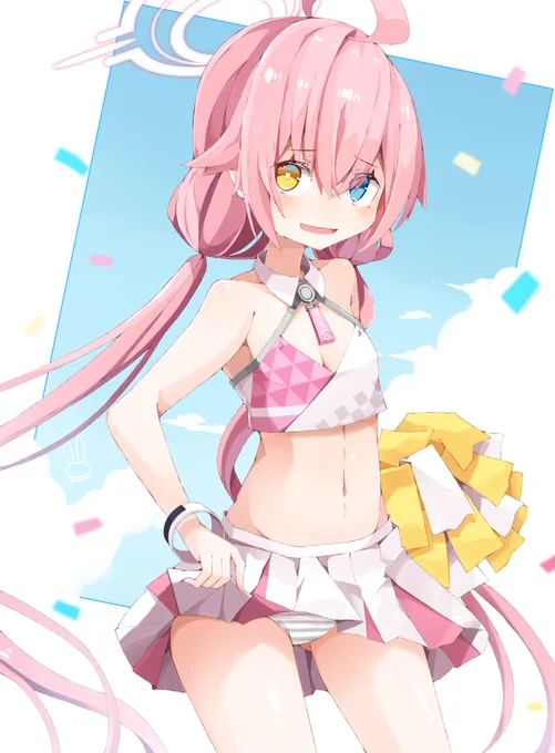 「うへぇ～…流石にこの服装は…///」 #ブルアカ 