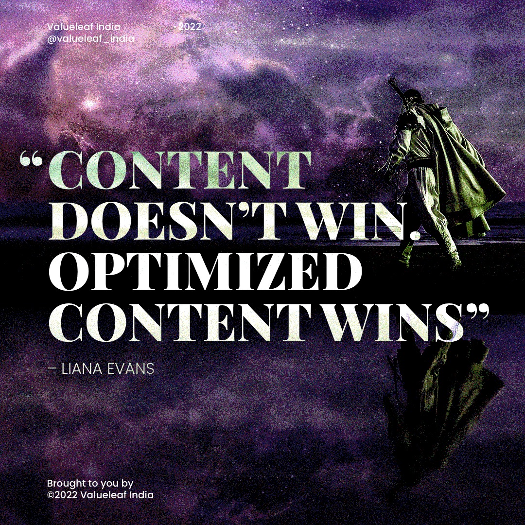 valueleaf's tweet image. In this digital marketing industry, Content is King but when it&apos;s true. If your website doesn&apos;t have relevant and substantive content, there’s no reason for anyone to visit. So, optimize your content often so that your website stays updated all the time. 

#contentmarketing