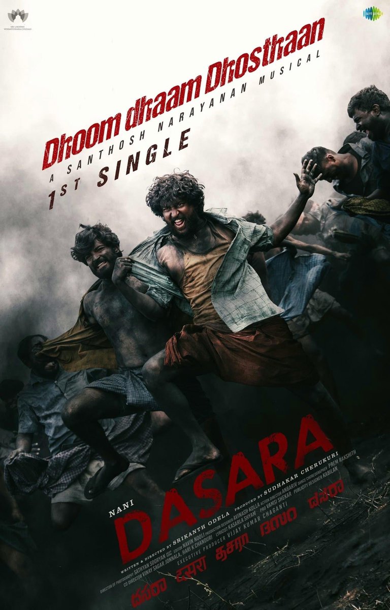 Chrissuccess's tweet photo. Nani’s #Dusera First Single Track out!

Santhosh Narayanan Musical.

https://t.co/SeNOHumcpG https://t.co/yNee4PTc13