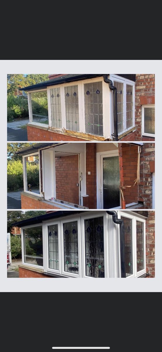 Before, during and after replacing a tired, wooden, draughty porch along Market Street in Hoylake. 
Do you need anything replacing before the winter is upon us? If so, you know who to contact 
hilbrewindows.co.uk
0151 632 5550