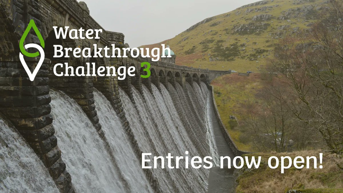 Challenge_Works's tweet photo. The #WaterBreakthroughChallenge3 is open for entries, with a prize pot of £38 million! Head over to the Innovation Fund’s website to find out more: https://t.co/yHPqxQz1pE
@Ofwat @ArupUK @IsleUtilities https://t.co/DfF4IeOU1L
