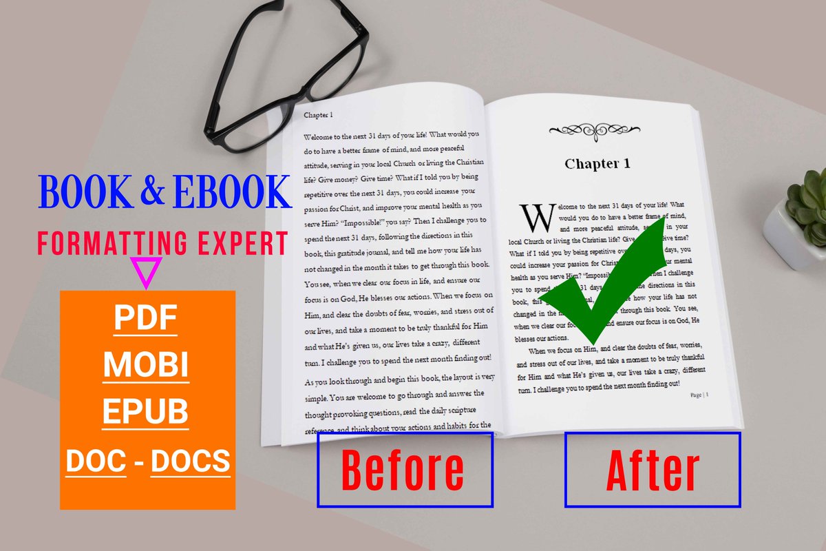 Do you choose to fix rejected book covers or rejected manuscripts or manuscript formatting issues?
Don't worry, I can resolve this problem.
Hire Me: fiverr.com/share/mXwPjN
#bookformatting #ebookformatting #paperbackformatting #booklayoutdesign #kdpbookformatting #epub