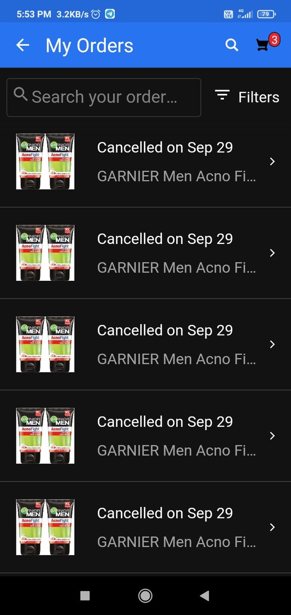 MohammadNijam0's tweet photo. Flipkart many time cancel my order 😡😡
#FlipkartDoglaHai https://t.co/QmDQ3qYLAJ