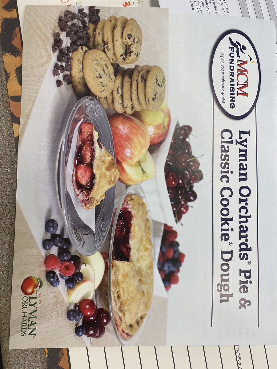 teachcamp151's tweet photo. Cookie Dough and Pie Fundraiser starts today at Mashpee Middle School! Runs until Oct 17! Pies/cookie dough will be in for Thanksgiving! #mashpee https://t.co/yvU8k5WBSS