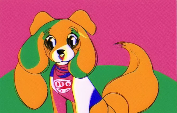 retro artstyleを入れるとどれだけ薄めてもdog cat タグが4枚目みたいに人にならないからこれはきっとバグだろうcat girlはいけた 