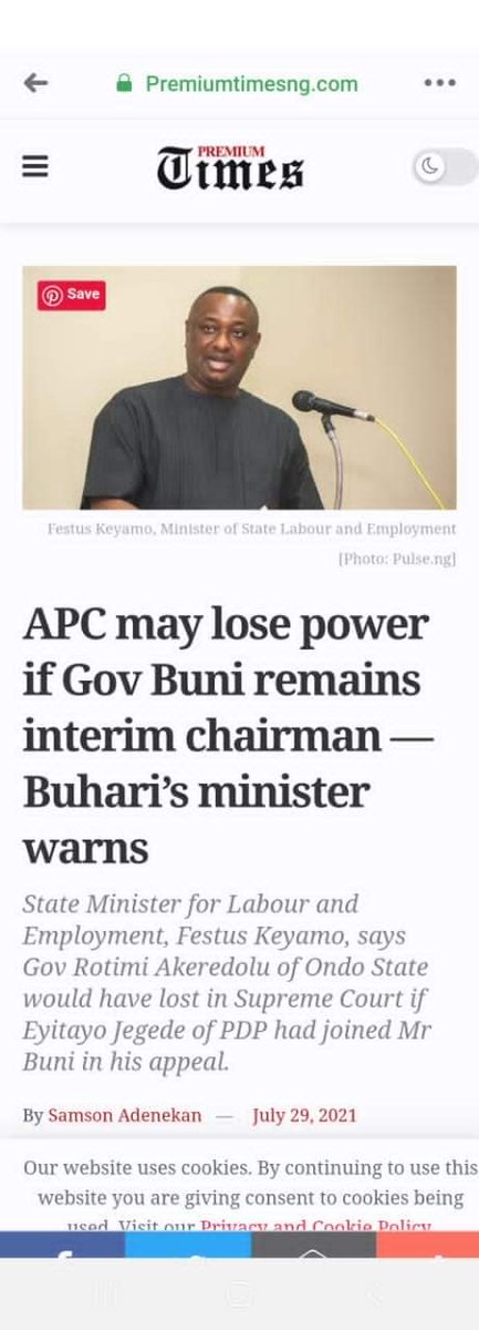 HonBenjaco's tweet photo. @fkeyamo what do you have to say about the FHC ruling on Gov. Oyetola https://t.co/X01LnLXT6L