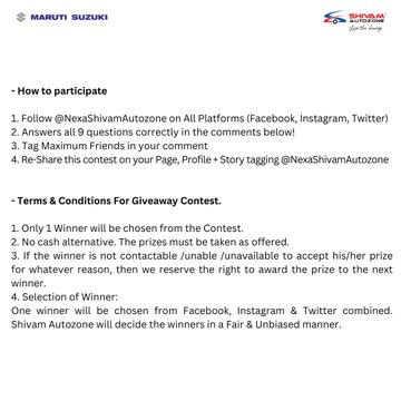 #ContestAlert Shivam Namaste & Happy Navratri 🙏 We are back with an Exciting #GiveawayContest on the Special Occasion of Navratri Festival. 💃 9 Days 9 Questions. Win Big!!! Here is the 8th one. Participate NOW! 🤟 #Navratri #NavratriContest #navratri2022 #NavratriFestival