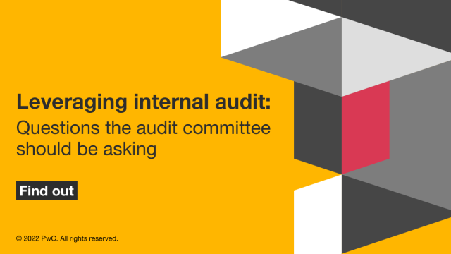 maali_mike's tweet photo. How is your audit committee leveraging internal audit? Catie Hall, a Director with @PwCUS's Governance Insights Center, shares insight along with three things to consider before your next meeting. https://t.co/fGo7yyqgj3 https://t.co/1oyQFDP0sE