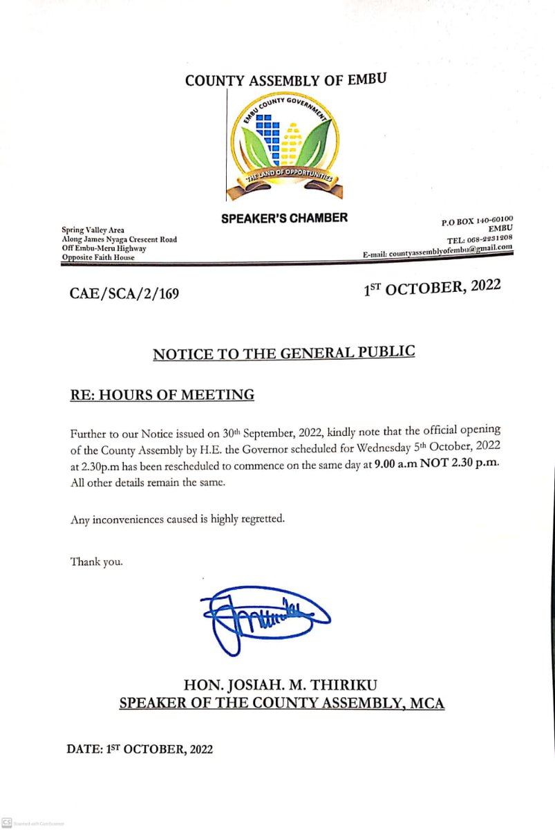 Embu County Assembly (@embuassembly) on Twitter photo 