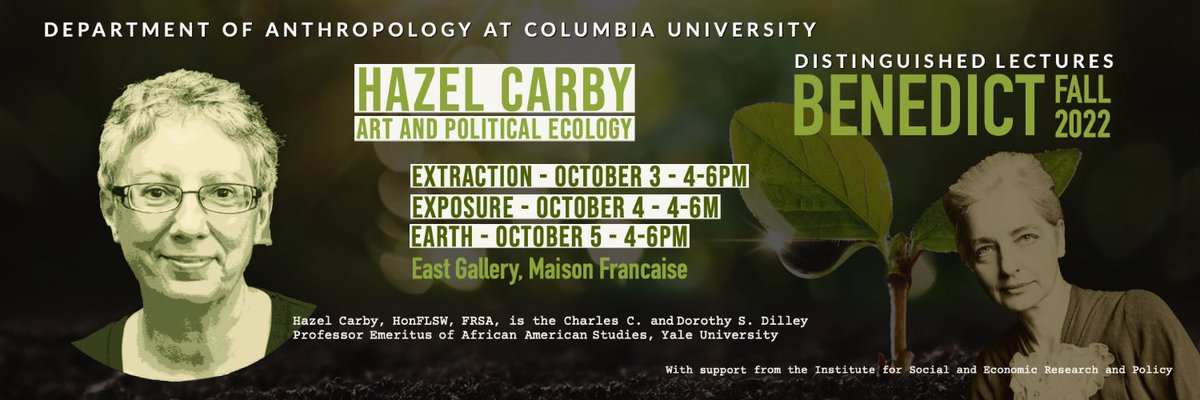 Vanessa Agard-Jones (@agardjones) on Twitter photo Starts this afternoon: @HazelCarby on Art and Political Ecology <a href="/ColumbiaMaison/">Maison Francaise</a> . Three days of brilliance ahead! Starts this afternoon: @HazelCarby on Art and Political Ecology <a href="/ColumbiaMaison/">Maison Francaise</a> . Three days of brilliance ahead!