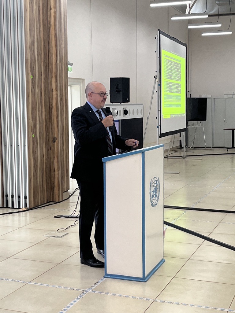 unrsce's tweet photo. The @RSCE hosts this week the Unite FRIM (Field Remote Infrastructure Monitoring) Capacity Building workshop.
It will enhance the skillset of + 70 participants from #FieldMissions and offices in #Africa on the management of FRIM devices, such as power installations 🌍⚙️. https://t.co/fxigEa5Uvj