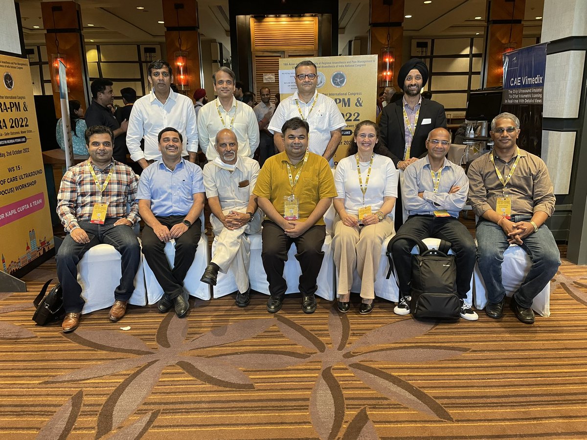 Sunil__malik's tweet photo. Privileged to participate in POCUS workshop as Faculty #aoraaosra22 lead by famous POCUS man @KalagaraHari wonderfully organised by @8566288d9abc491 Dr Amit Dikshit accompanied by other big names Thank you @MadanNarayanan @pritanand @VaibhaviUpadhye https://t.co/YKmlQp0aYl