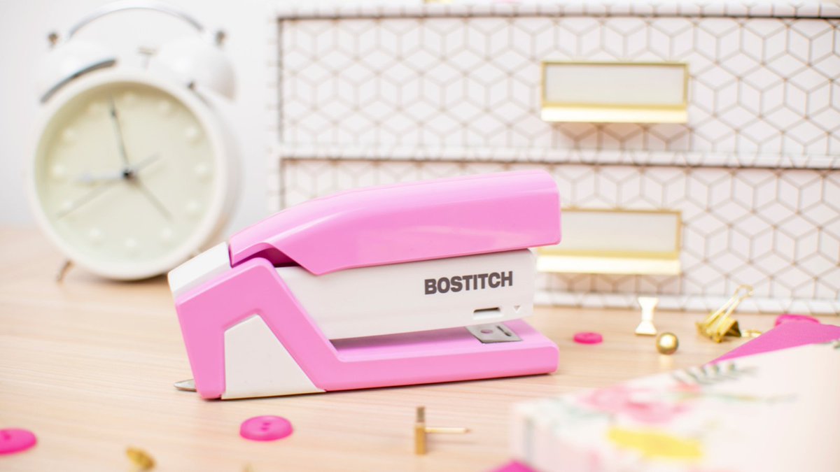 🎀 Show your support for Breast Cancer Awareness Month this October with our Pink InCourage Compact Stapler. When purchasing, a portion of your purchase is donated to cancer charities via the Amax® Spirit Foundation™! #bca #breastcancerawarenessmonth #bcamonth #pink