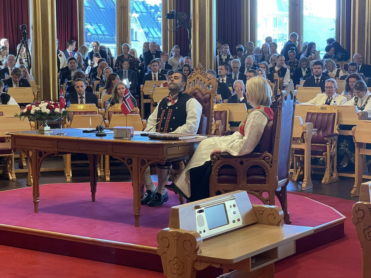 jaroslavknot's tweet image. I was honoured to attend the opening ceremony of the 167th parliamentary session of the #Storting today 🇳🇴🇳🇴🇳🇴