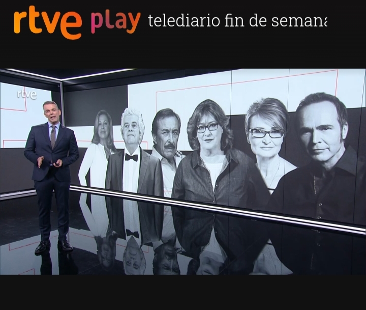 El #Telediario de <a href="/rtve/">RTVE</a> también ha querido hablar con algunos de los protagonistas de #Celebración. bit.ly/3URV5lz
(min. 39:58)

<a href="/AmparoPamplona/">amparo pamplona</a> #JuanRibó
@MesalaFilms @RamonPilaces #NavesdelEspañol <a href="/mataderomadrid/">mataderomadrid</a>