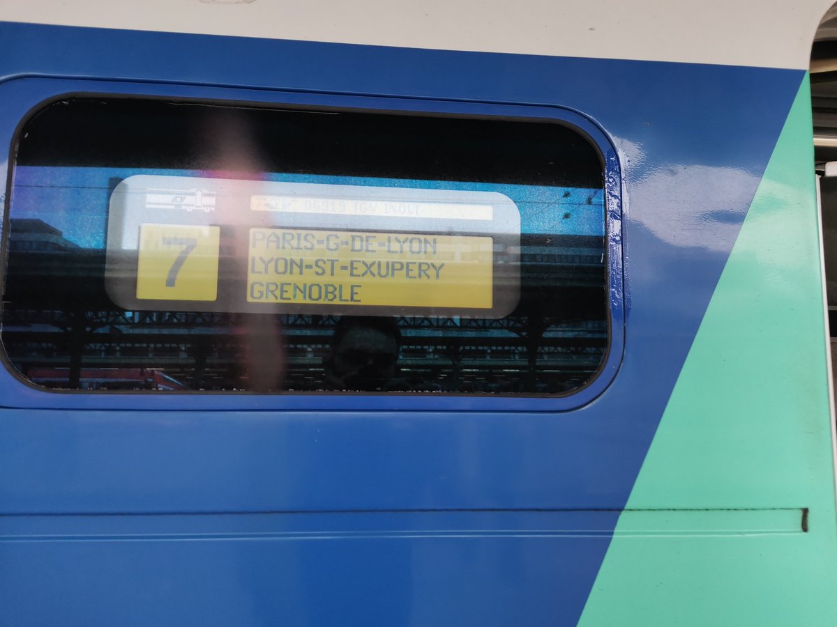 barefootmaths's tweet photo. Last bit of my journey to Grenoble! I somehow miraculously made all of my connections along the way! https://t.co/phpxsmgGQw