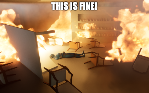 CaidianCard's tweet photo. I just had to! #leveldesign #Memes #UnrealEngine5 #gamedesign #gamedev https://t.co/opnf5gnM2m
