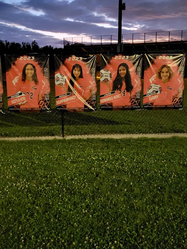 Thanks to Coach Krena <a href="/styhme02/">krena</a>  for our senior banners. I can't express enough the difference she makes in all of our lives. You will not find a better human on this planet. #IGTBAC #ourcheercoachissomuchbetterthanyours